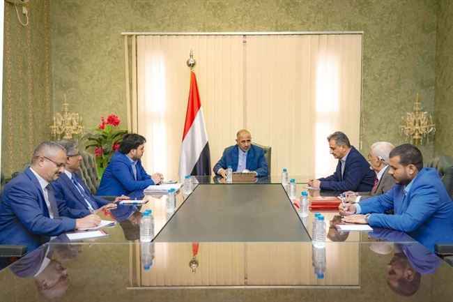 الزُبيدي يوجه بالبدء الفوري لرفع الطاقة التوليدية للكهرباء في عدن