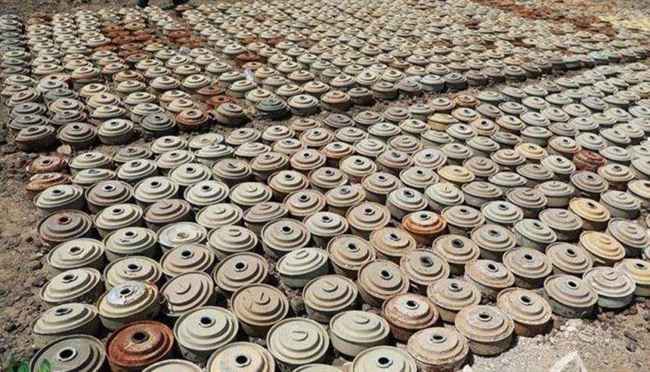 أكثر من 800 لغم حوثي نزعه مسام في اسبوع
