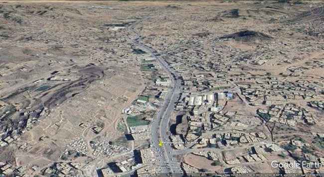 الحوثي يستحدث موقع في جبل يطل على جبهات تعز