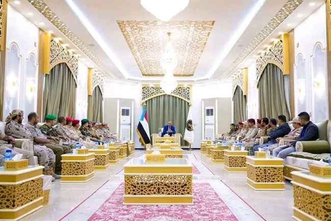 الرئاسي يعقد اجتماع عسكري هام في الضالع