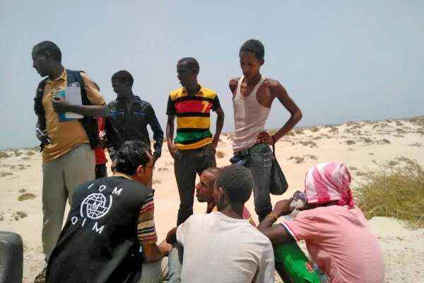 منظمة دولية: يوليو أقل شهر يتم فيه تسجيل دخول مهاجرين أفارقة لليمن