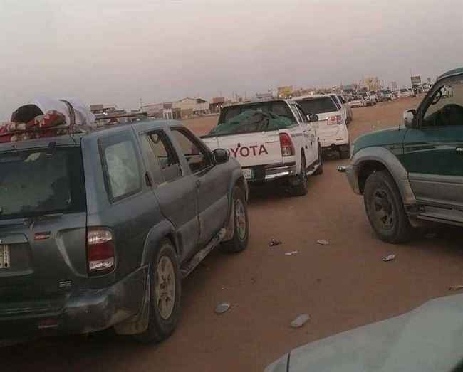 للأسبوع الثالث.. ازدحام شديد في منفذ الوديعة