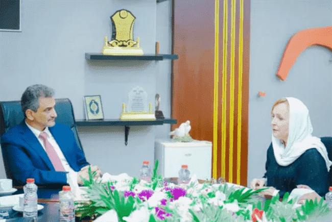 الحوكمة والإصلاح الإداري..على طاولة نقاش محافظ عدن مع مسؤولة ألمانية