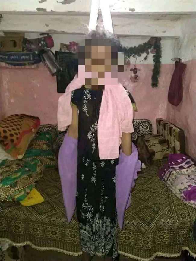 شاهد.. التخلص من طفلة وإظهار جريمة قتلها حادثة انتحار في تعز