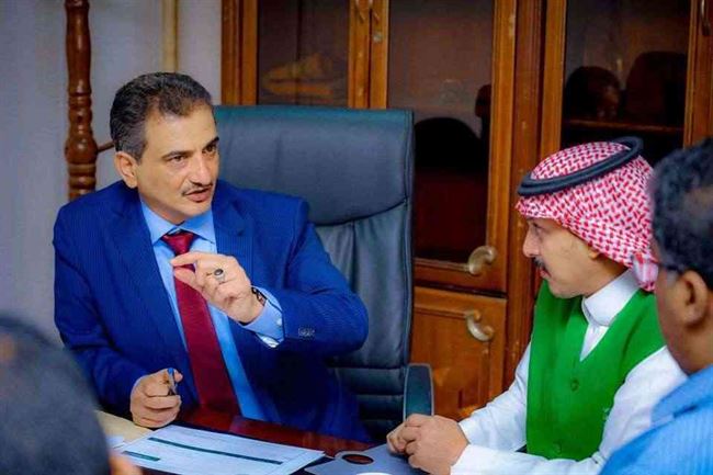محافظ عدن يناقش آليات تنفيذ مشاريع البرنامج السعودي مع أحمد مدخلي.. صور