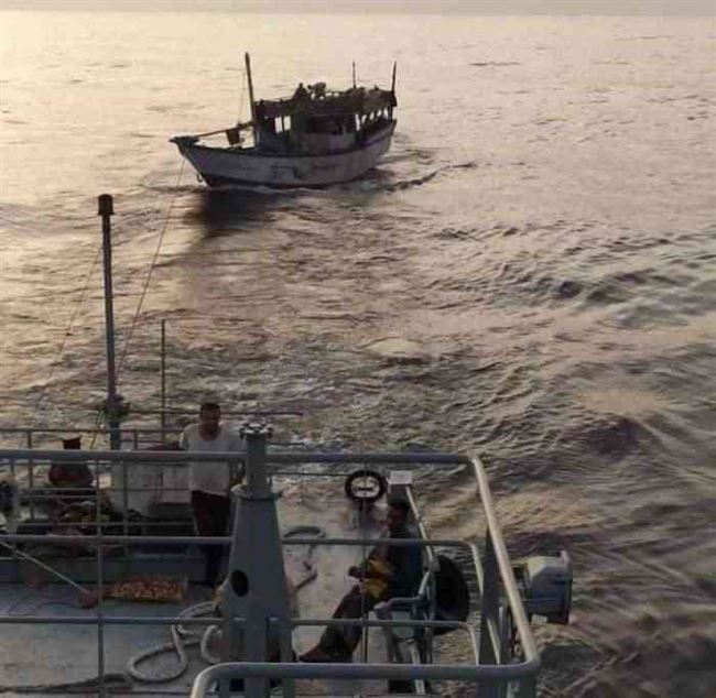 إنقاذ زعيمة وطاقمها وركابها في بحر العرب