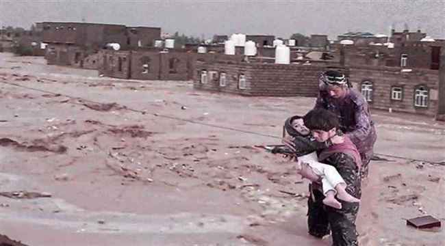 تقرير حكومي يفيد بإصابة 40 شخص وتضرر أكثر من 18 ألف أسرة بمأرب