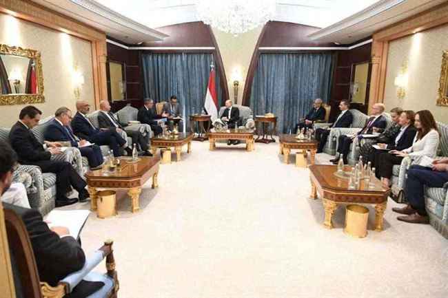 سفراء الاتحاد الأوروبي يلتقون الرئيس العليمي يؤكدن على الإصلاحات العاجلة