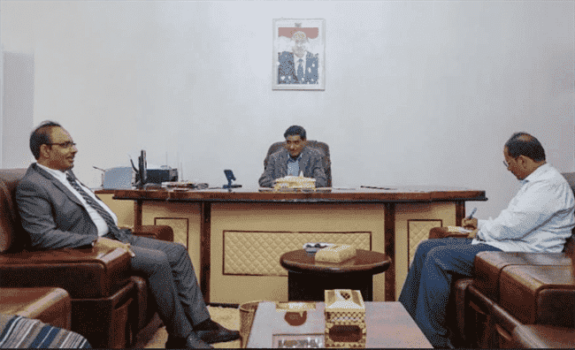 أول لقاء يجمع محافظ حضرموت مع النائب البحسني .. وهذا ما دار بينهما