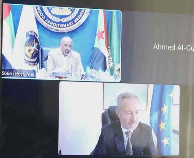 في اتصال مرئي .. سفير الإتحاد الأوروبي يطلع على إنجازات دحر الإرهاب من شبوة وأبين