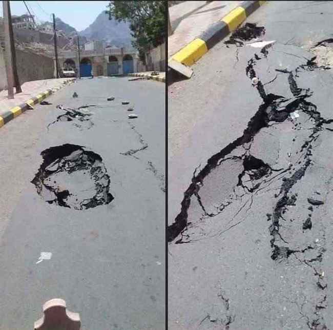 صندوق صيانة الطرق يتهرب من فضيحة طريق المعاشيق