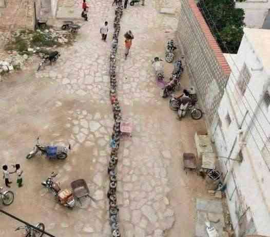 أزمة غاز تضرب مدن ساحل حضرموت .. صورة