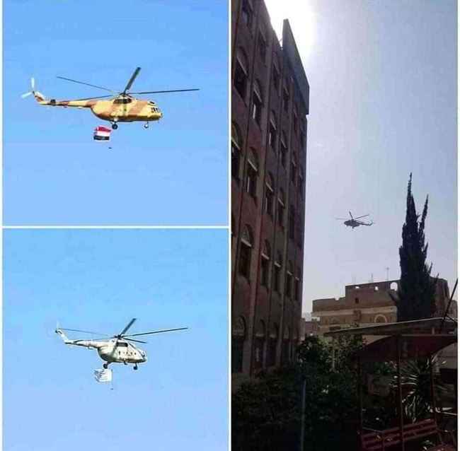 حصل عليها الحوثي في هذا المعسكر.. لأول مرة يستخدم طائرات الهليكوبتر بالجبهات وسقوط إحداها