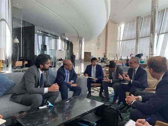 أثناء لقاء سفيري الاتحاد الأوروبي وألمانيا .. الانتقالي يؤكد أهمية تماسك المجلس الرئاسي
