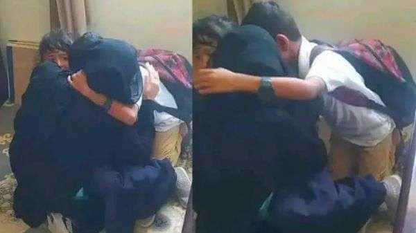 مشهد مؤثر.. أم يجمعها القدر مع طفليها بعد 3 سنوات من اختطافهما بهذه المحافظة