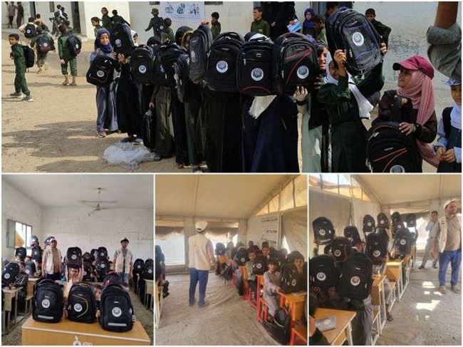 صالح يستهدف 20 ألف طالب وطالبة بمشروع الحقيبة المدرسية في 4 محافظات