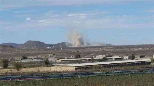 نسف ٣ منازل في البيضاء والحوثي يبرر جريمته بالكذب