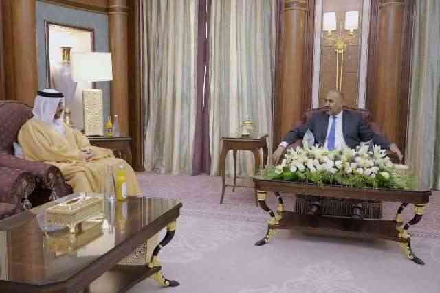 الزُبيدي يودع السفير الإماراتي في اليمن