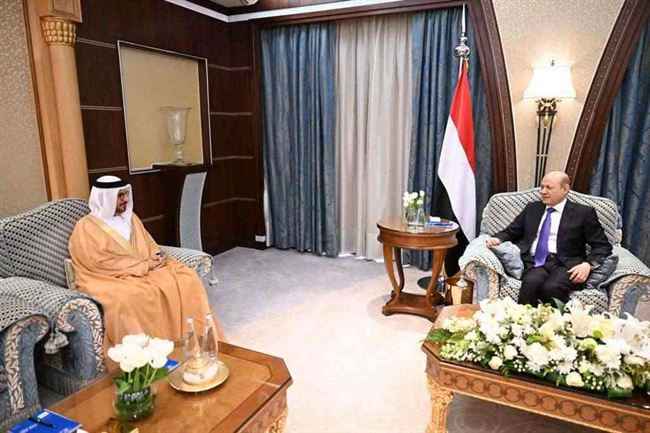 الرئيس العليمي : الإمارات تدافع عن قضية الشعب اليمني