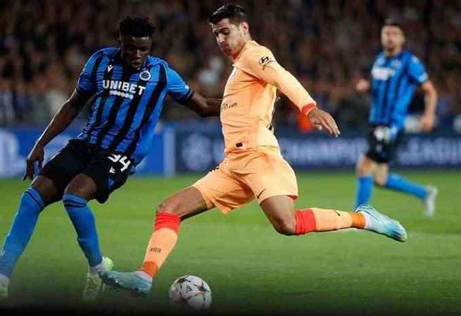 أتلتيكو مدريد يسقط بثنائية أمام كلوب بروج في دوري أبطال أوروبا