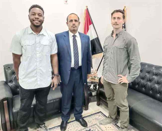 محافظ حضرموت يتلقي مسؤول أمريكي خاص بتعزيز الأمن ومكافحة الارهاب