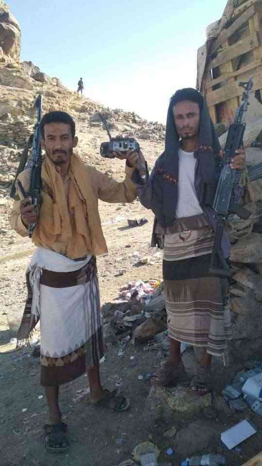 اسقاط طائرة تجسس حوثية في جبهة البقع