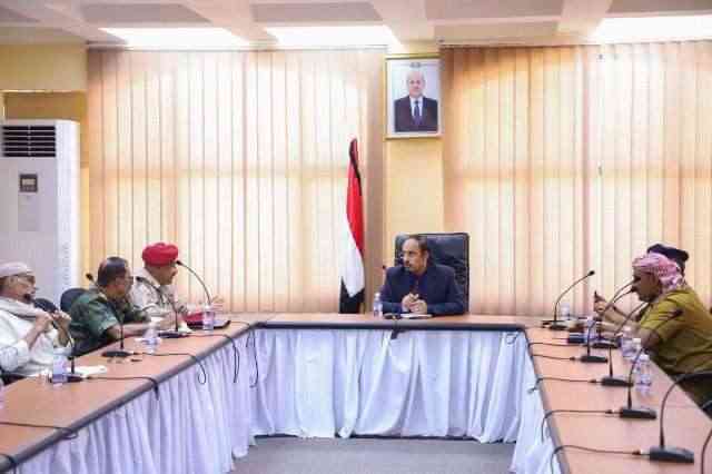 محافظ حضرموت يرأس اجتماعًا للجنة الأمنية .. ويؤكد: رفع الجاهزية