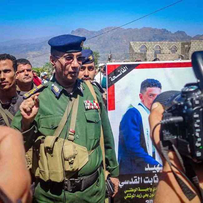 مدير أمن تعز يصف غزوان المخلافي بالجرذ.. ويتوعد بالقبض عليه