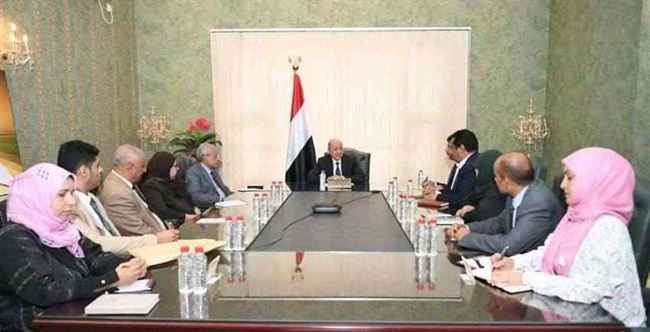 الرئيس العليمي يستقبل لجنة تقصي الحقائق الوطنية .. ويصدر توجيهات بالتعاون معها