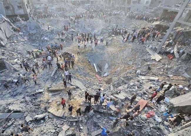 مجزرة إسرائيلية مروعة في غـزة.. 500 شهيد وجريح جراء قصف حي سكني في مخيم جباليا.. صور