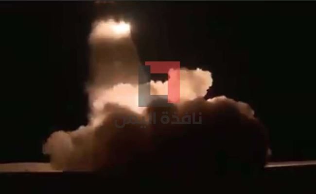 التحالف العربي ينفذ وعيده ويزلزل الارض تحت أقدام الحوثيين شرق صنعاء .. شاهد بالفيديو