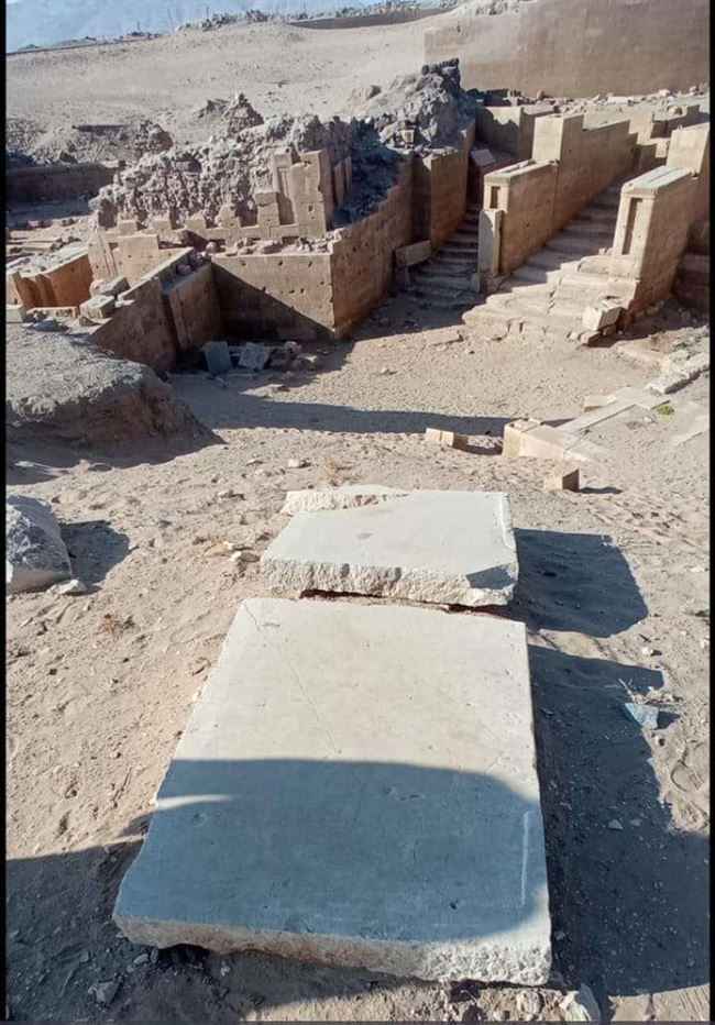 بحثاً عن الكنوز المدفونة .. أعمال تخريب ونهب تطال معبد أوام
