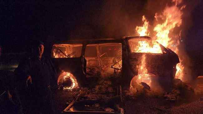 جنوب صنعاء يشهد مجزرة بشعة حصيلتها 29 وتفحم الجثث بشكل كامل.. صور