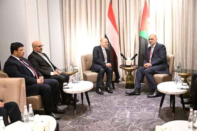 المجلس الرئاسي يبحث مع الأردن أستئناف اجتماعات اللجنة الوزارية العليا