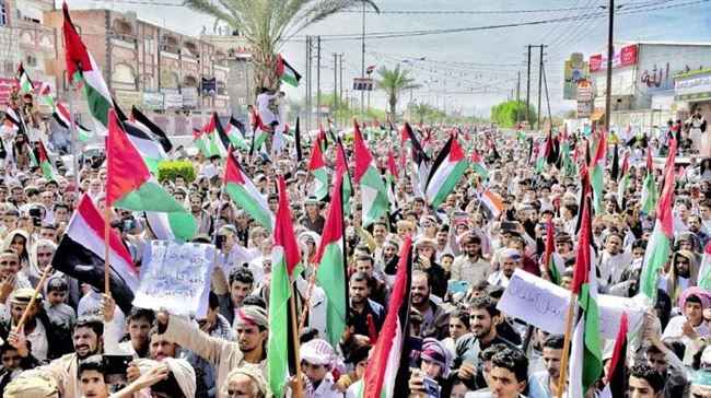 محافظات اليمن تحتشد ضد جرائم إسـ ـرائيل