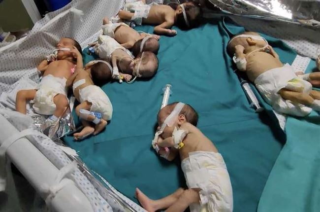 إجلاء 31 من الأطفال الخدج من مستشفى الشفاء في غزة