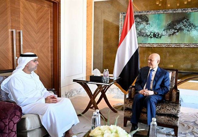 العليمي يشيد بدعم وتدخلات الإمارات الإنمائية والإنسانية في اليمن
