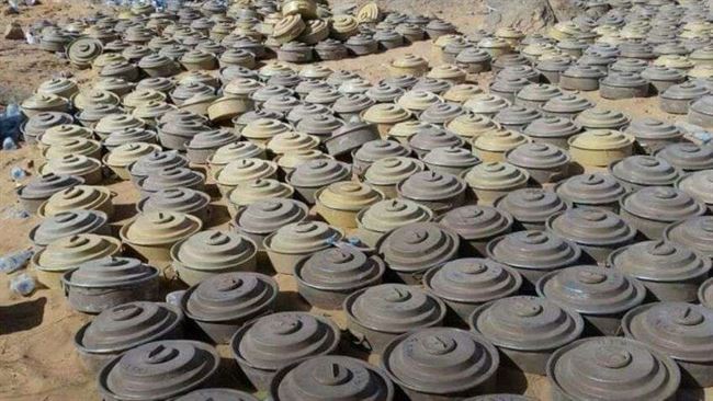 قرابة 700 مادة متفجرة حوثية نزعها مسام الأسبوع الماضي