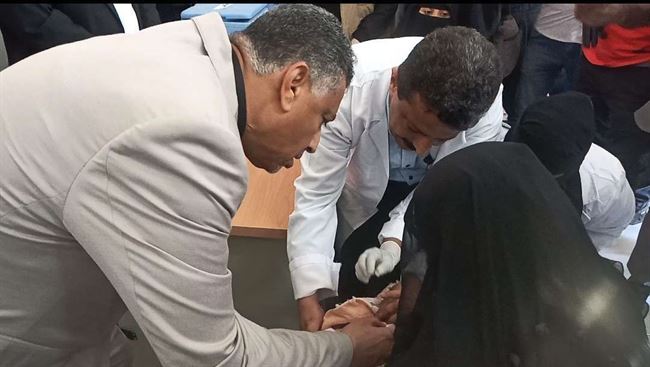 عدن.. تدشين الحملة الاحترازية ضد مرض شلل الأطفال