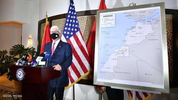 الولايات المتحدة تعتمد الصحراء جنوبي المملكة ضمن خريطة المغرب
