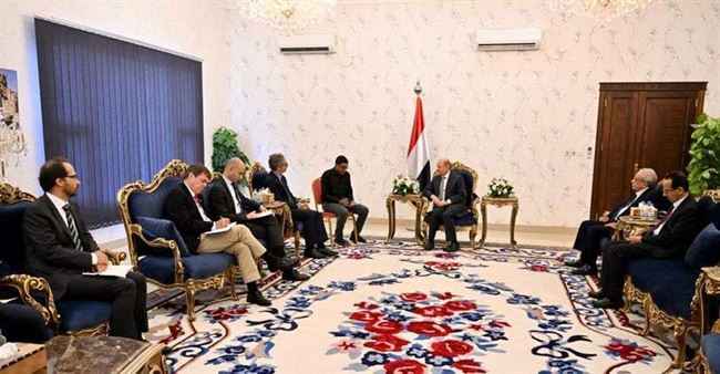 الرئيس العليمي يبلغ سفراء الاتحاد الاوروبي.. مواضيع هامة
