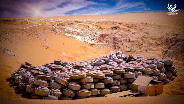 نزع أكثر من 1400 لغم وذخيرة غيرة منفجرة خلال 7 أيام