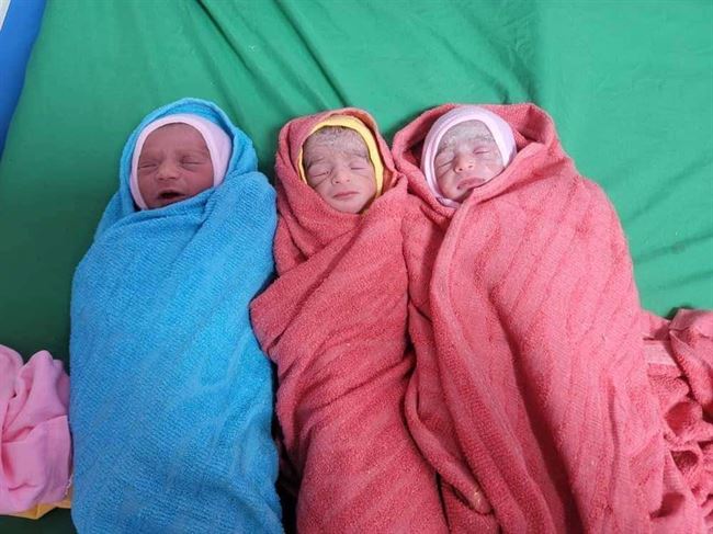 يمنية تتفاجأ بأنها حامل بـ3 توأم عند وصولها المستشفى.. شاهد