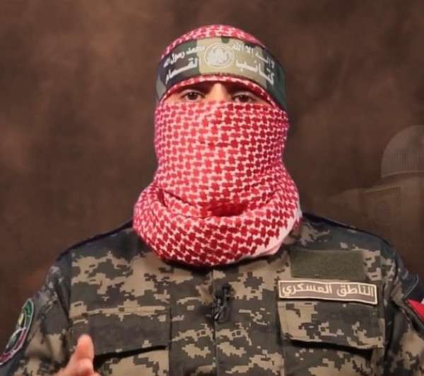 شاهد أول ظهور لـ "أبو عبـيدة" بعد غياب أسبوعين..وهذا ما قاله