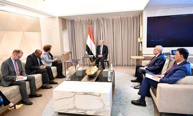 العليمي يستقبل القائمة باعمال سفارة الولايات المتحدة