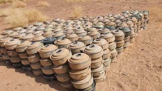 قرابة 3 آلاف لغم حوثي نزعه مسام خلال ديسمبر