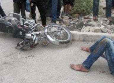 وفاة شابين باصطدام دارجة مع شاحنة كبيرة على طريق المحويت - القناوص