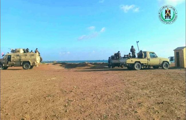 الحزام الأمني يواصل رفع نقاط الجباية بلحج