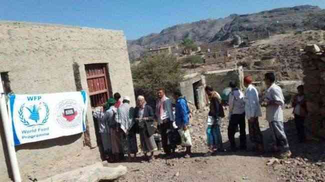 جمعية التكافل الإنساني تبدأ عملية توزيع المواد الغذائية بمحافظة الضالع