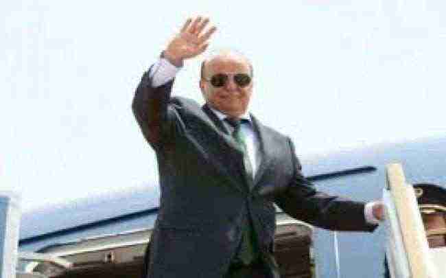 شاهد بالفيديو .. الرئيس هادي يصل سيئون